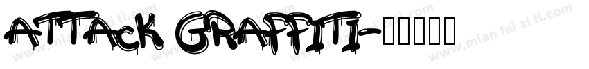 attack graffiti字体转换